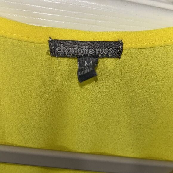 Charlotte Russe Green Top/Blouse(Size Medium) - Picture 7 of 7